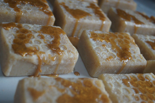 Oat meal milk and Honey handmade soap