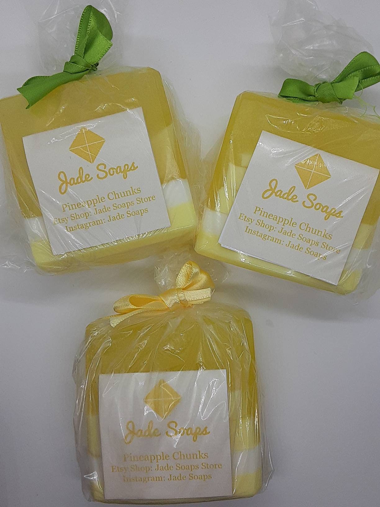 Pineapple Soap - Ready to ship gift - gift ideas - Best Gifts for her- Personalized home - Birthday Gift - Self Care - Pineapple Chunks
