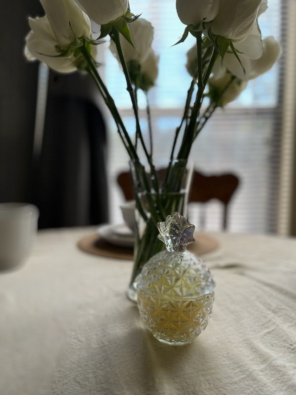Pineapple Sage Candle | Handmade Candle for coffee table or fireplace | decorative candle | glass vessel gift idea