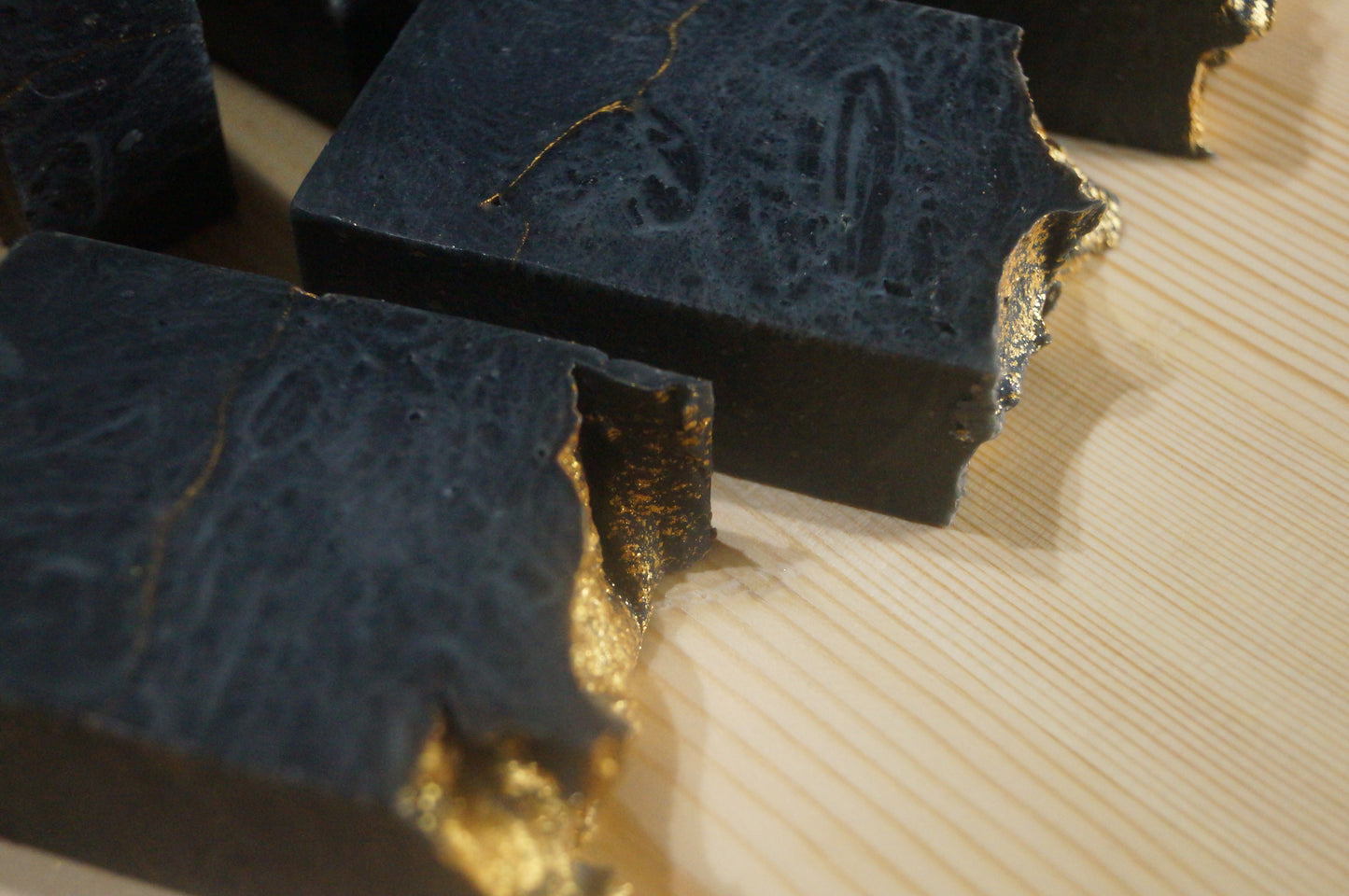 Frankincense and Myrrh Black and Gold Soap