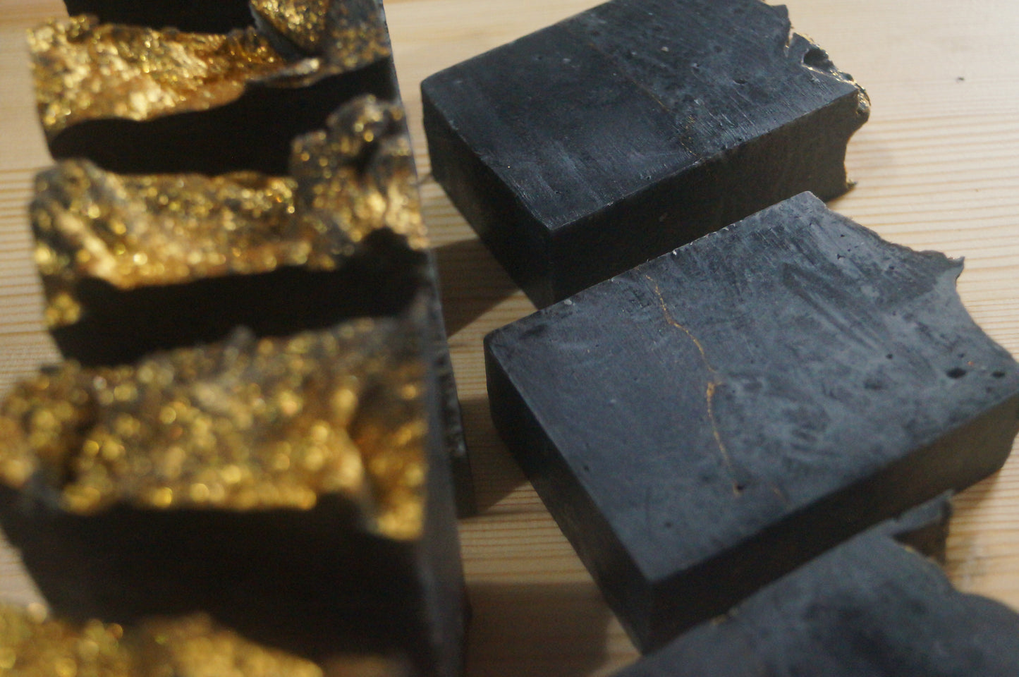 Frankincense and Myrrh Black and Gold Soap