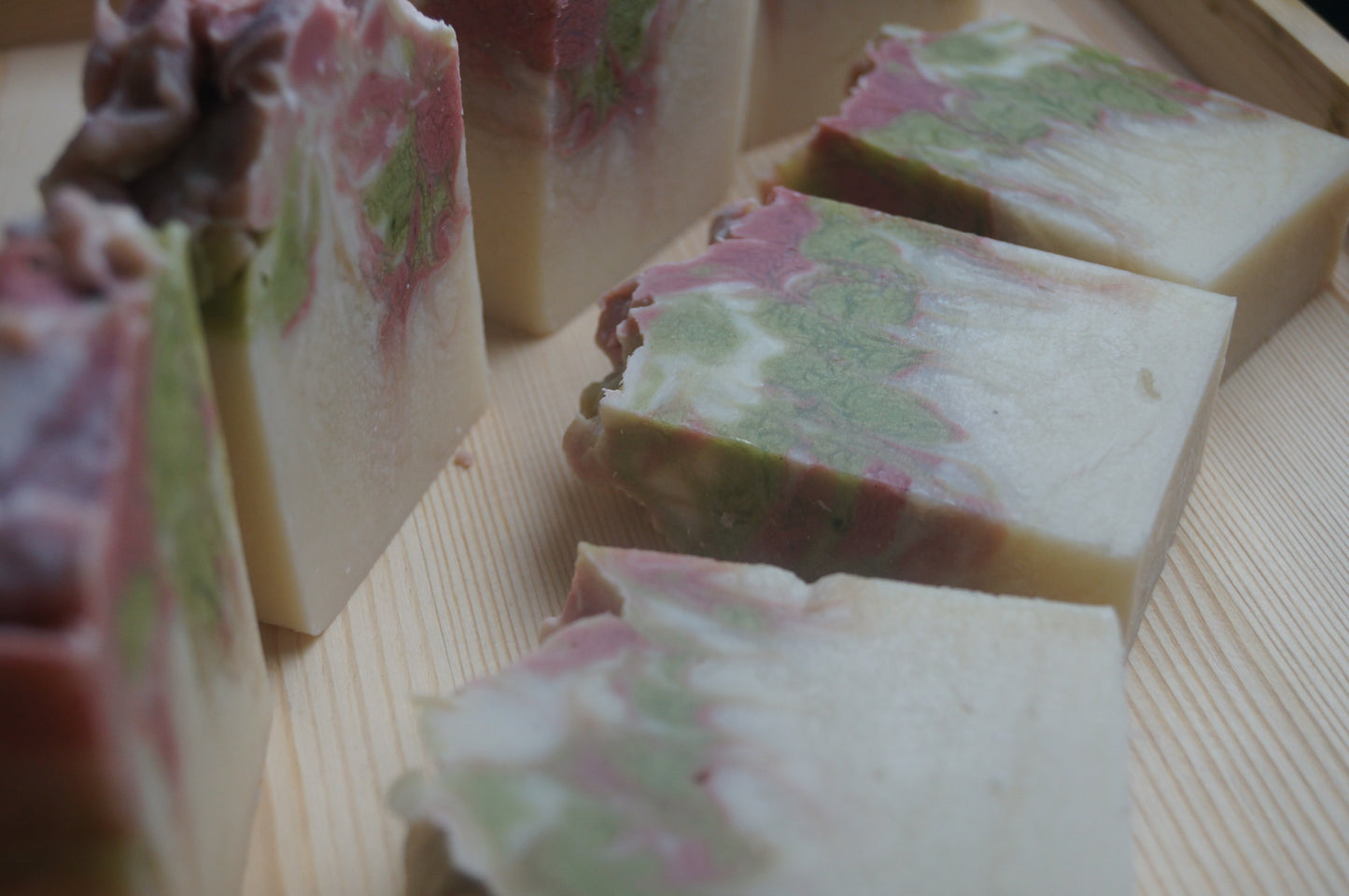 Peppermint Candy Cane Essential Oil Soap