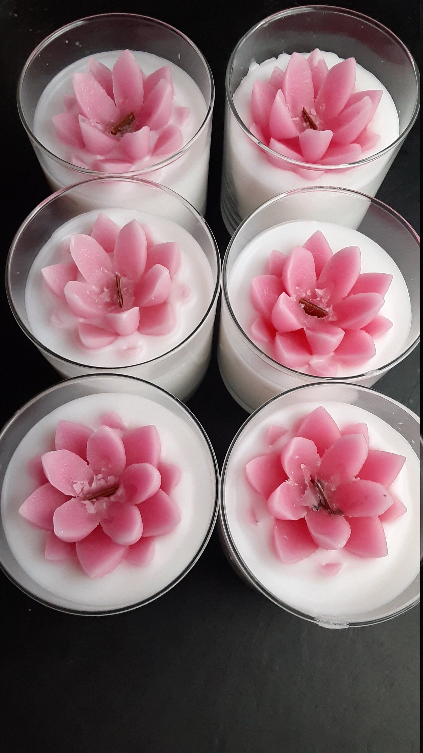 Cactus Flower Jade homemade Candles 8oz and 6oz succulent or cactus candle - spring decor