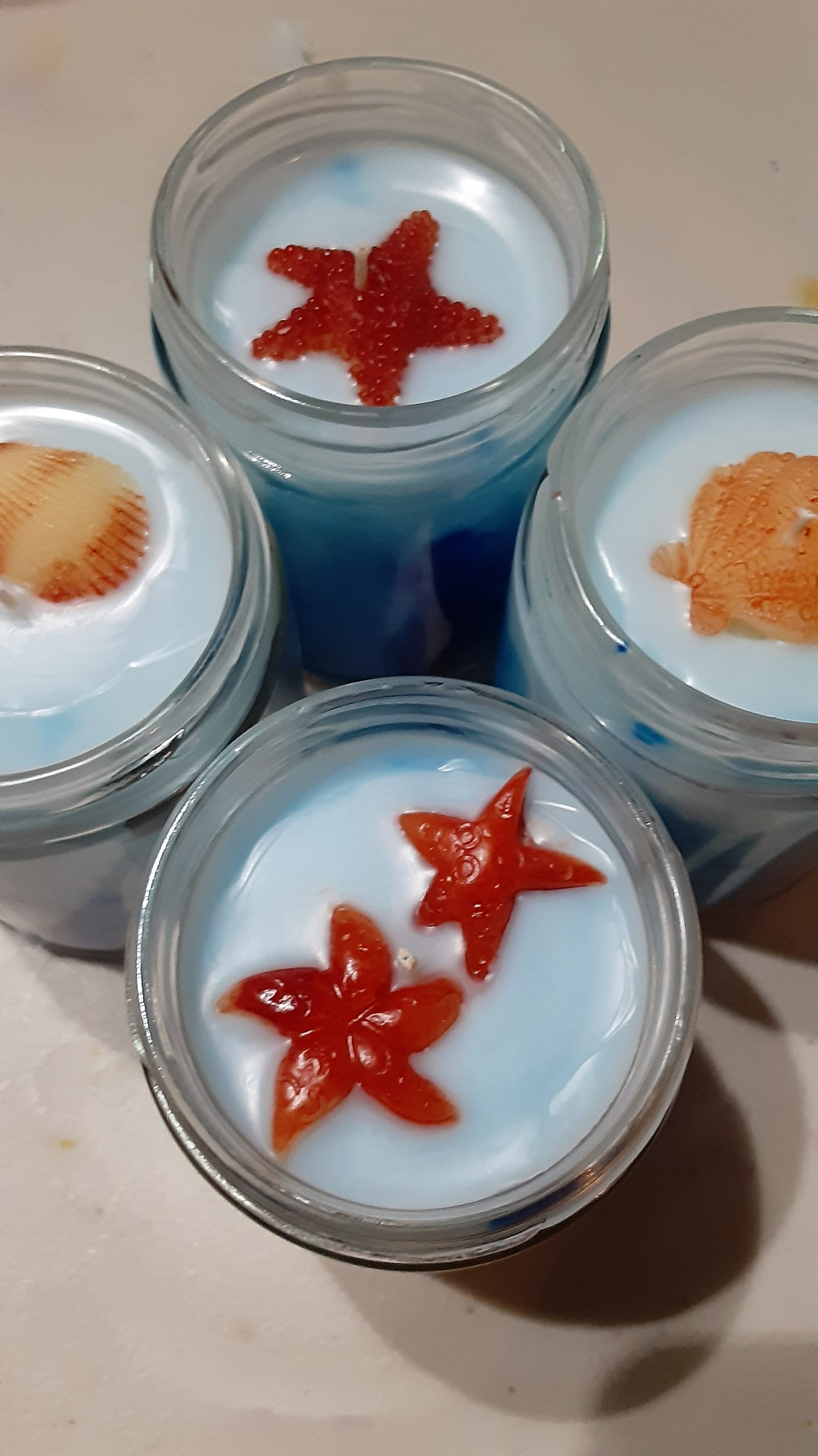 Tropical Beach Candles. Caribbean Teakwood - Ocean Sips - Summer décor - pretty candles that smell good